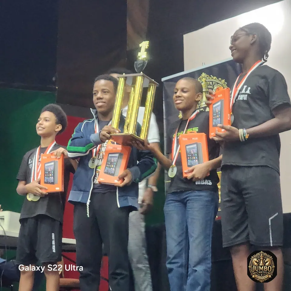 Champions with their Amazon Fire tablets
